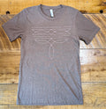 Brown and Pink Toe Stitched Tee