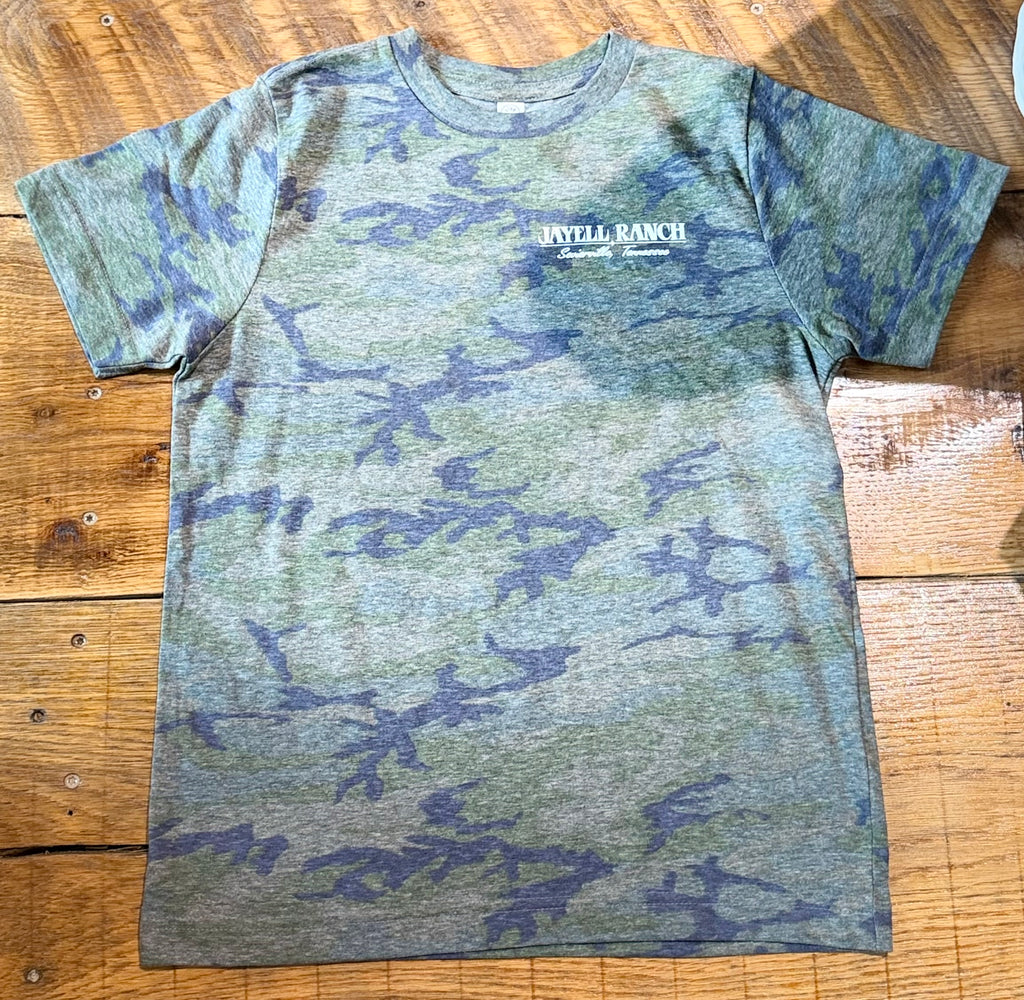 Kick The Dust Up Camo Youth Tee